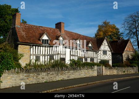 Mary Arden`s Farm in autumn, Wilmcote, Warwickshire, England, UK Stock Photo